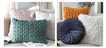Curated Decorative Pillows and Pillow Covers